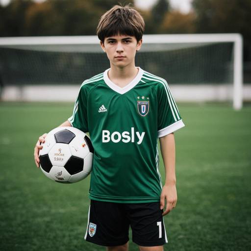 Realistic Soccer Jersey Costume Portrait