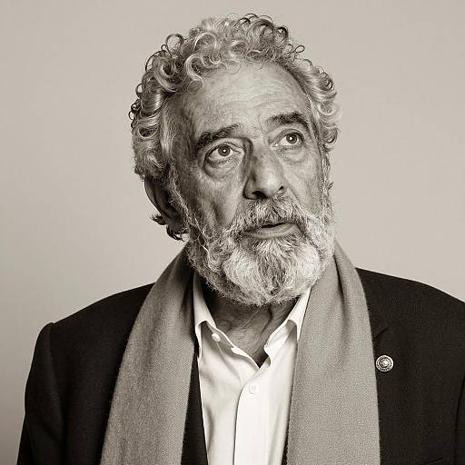 Portrait of an Elderly Man in Sepia