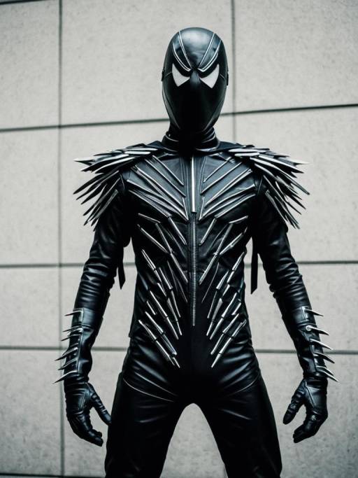 Stickman Costume Cosplay Editorial Portrait