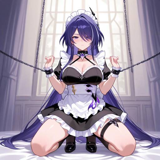 Elegant Acheron Maid in Celestial Night
