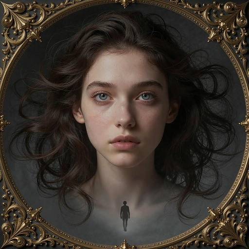 Stunning Flight of a Beautiful Girl