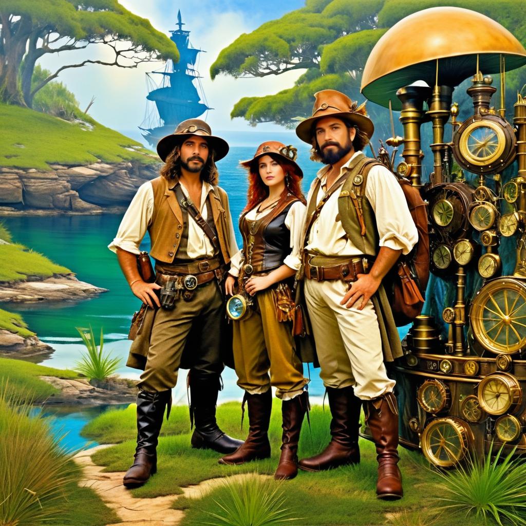 Steampunk Adventure in a Fairyland Island