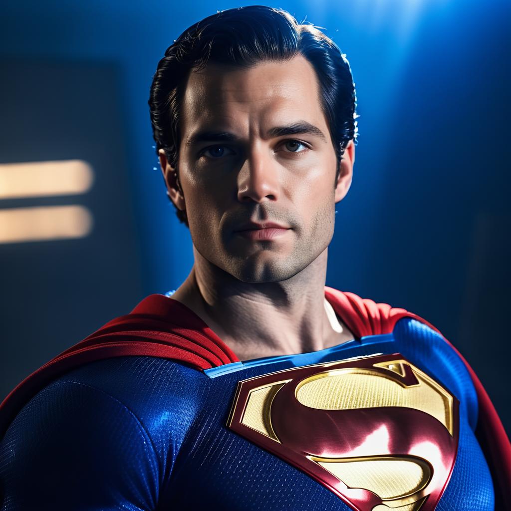 Superman Cosplay Portrait of Henry Cavill