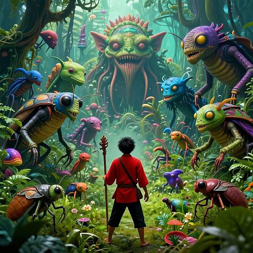 Surreal Psychedelic Southeast Asian Bomoh