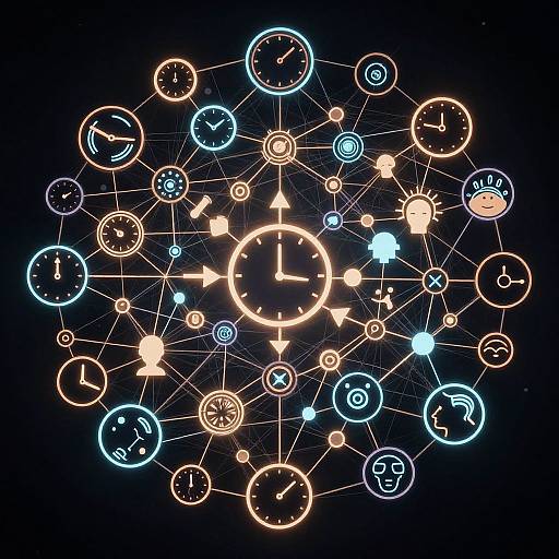 Glowing Network of Human Tendencies