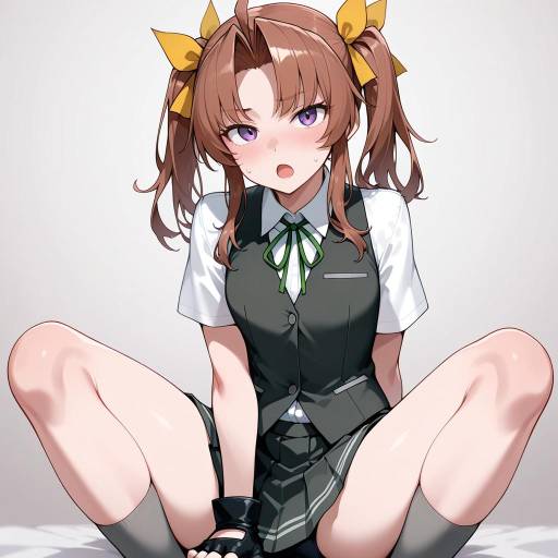 Cute Girl in Kancolle Style Attire