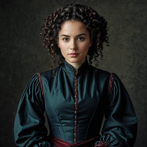 Detailed Emilia Cosplay Costumer Design
