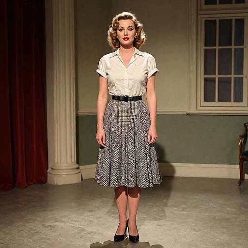 Vintage 1940s British Usherette Portrait