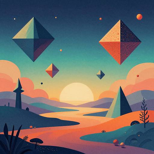 Surreal AI Dreamscape Album Cover