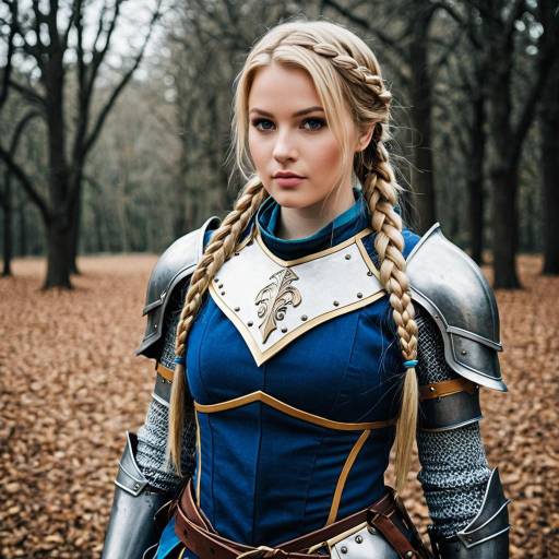 Cosplay photo of agrias oaks. Costume clothes