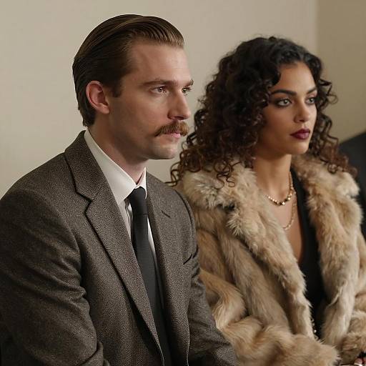 Elegant Couple in Soft Focus Setting