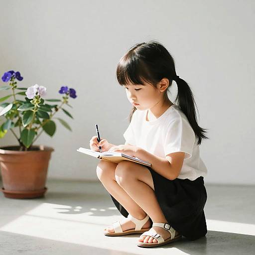 Photorealistic Portrait of a Cute Girl