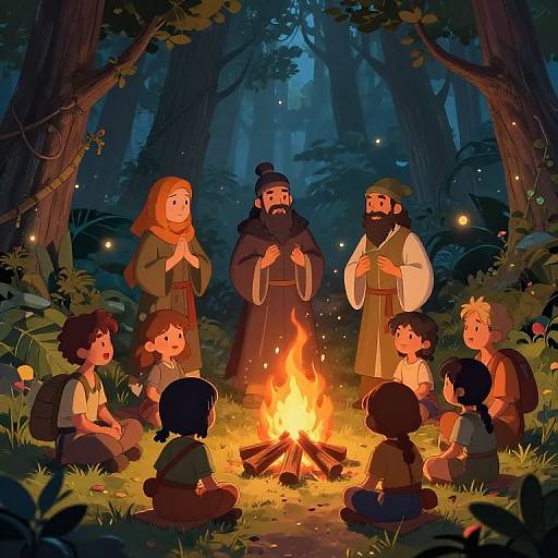 Wise Guides Teaching Young Adventurers