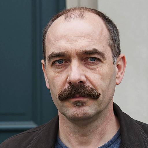 Portrait of Middle-Aged Man Outdoors