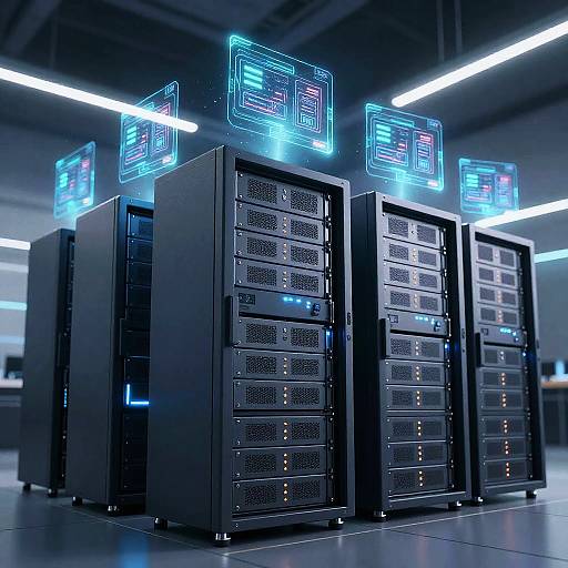 Ultra-Realistic VM Virtualization Concept Art