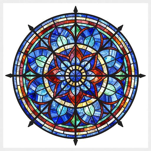 Creating Vivid Stained Glass Patterns