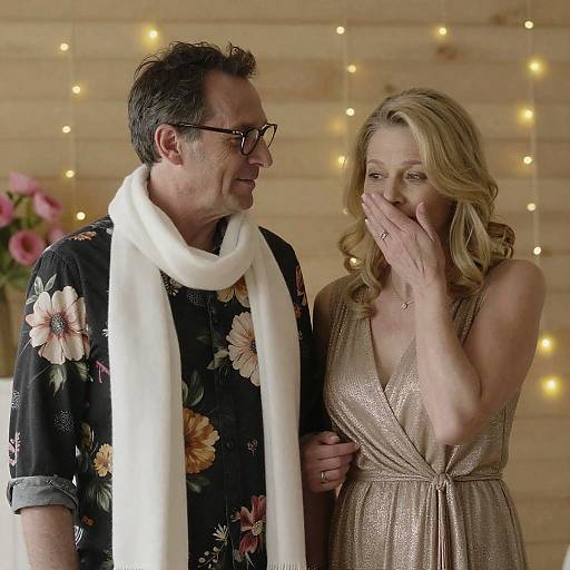 Romantic Indoor Couple Photograph