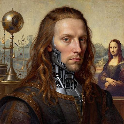 Cybernetic Renaissance Portrait