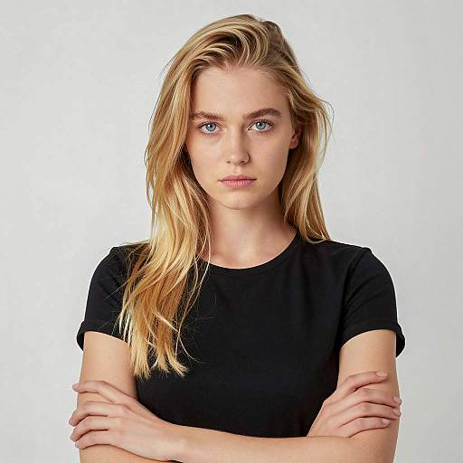 Portrait of a Young Woman in Profile