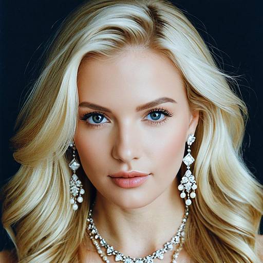 Realistic Portrait of a Caucasian Woman