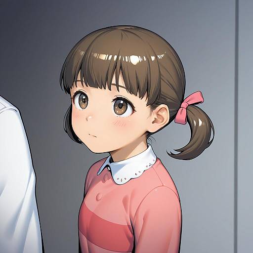Illustration of Doujima nanako, persona in the style of Dyun