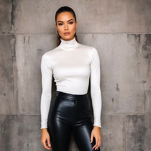 Chic Confident Woman in Romantic Style
