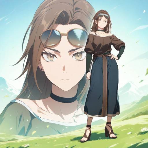 Serious Vinland Saga Girl in Meadow