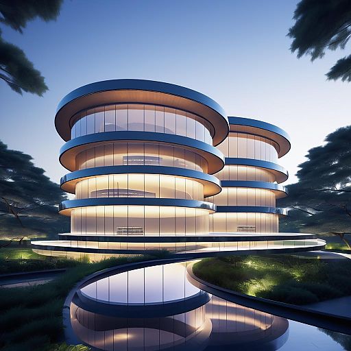 Futuristic Library Design by Tadao Ando Futuristic Library Design by Tadao Ando