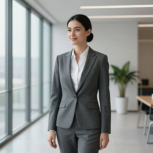 Confident Professional Woman in Modern Office
