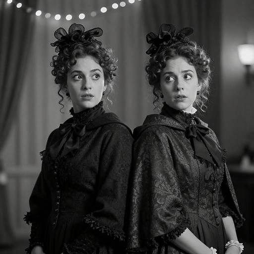 Victorian Elegance: Women in Cloaks