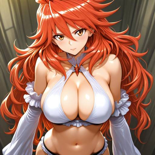 Illustration of Amou kanade, senki zesshou symphogear in the style of Kazaana