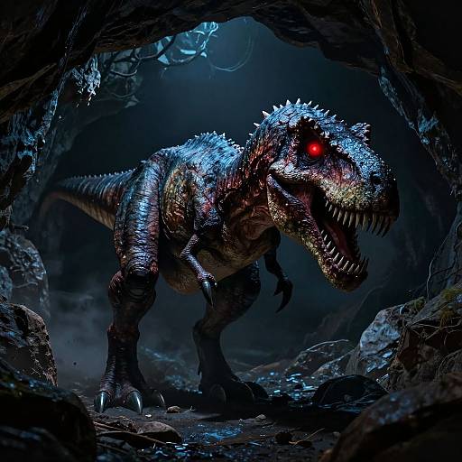 Eerie Deformed T Rex Emerges