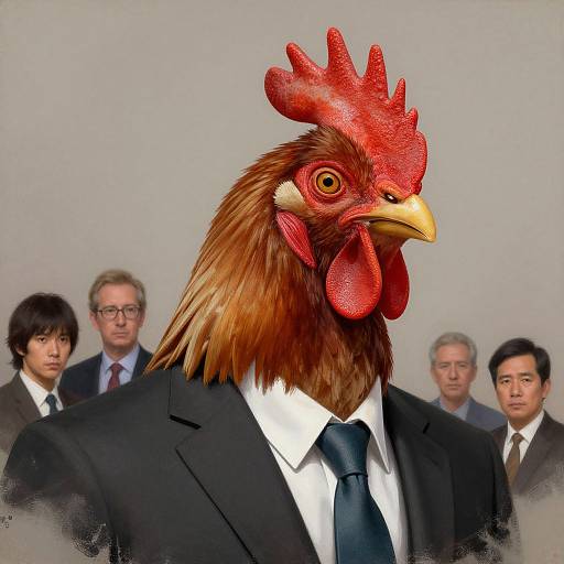 Concept Art of Chicken-Headed Man