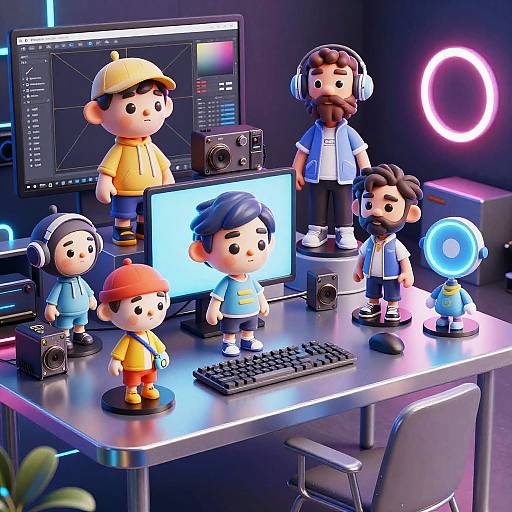 3D Avatar Maker Creative Workspace