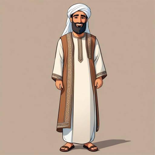 Middle-Eastern Man in Traditional Attire