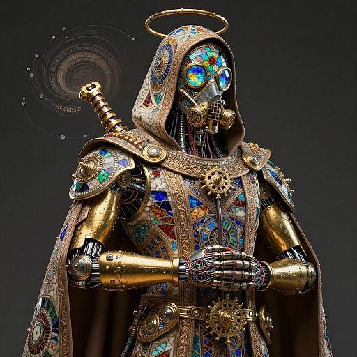 Exquisite Sci-Fi Pilgrim in 8K Detail