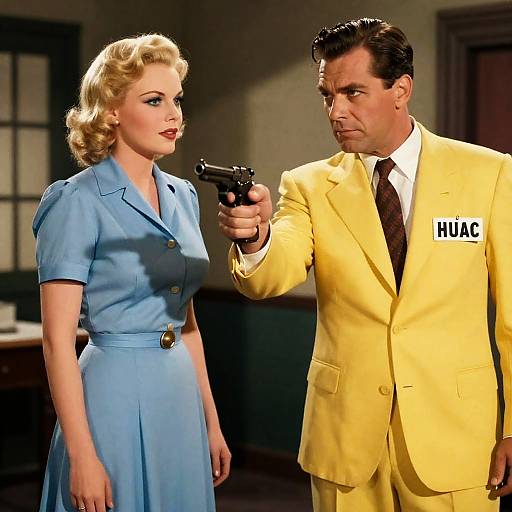 Vintage 1940s Movie Poster Artwork