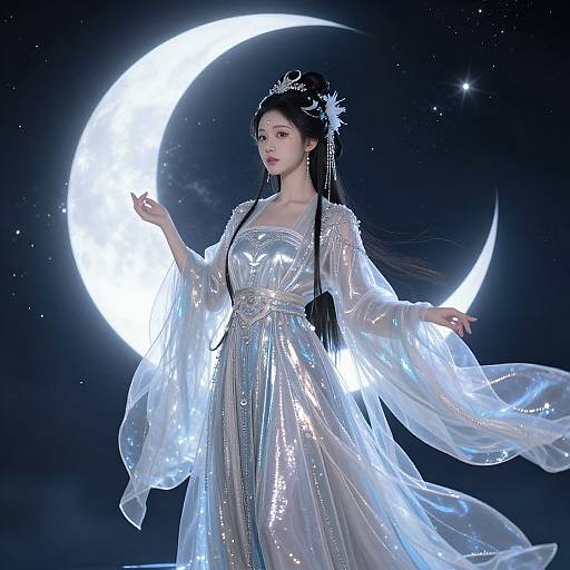 Selene Moon Goddess Ethereal Costume