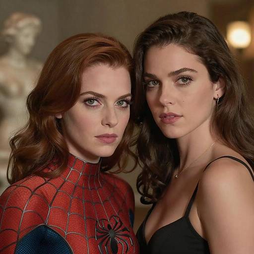 Erotic Portrait of Mary Jane and Spiderman