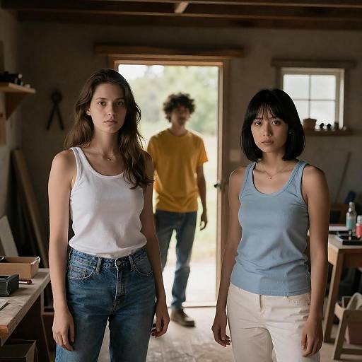 Rustic Shed Portrait with Sunlight