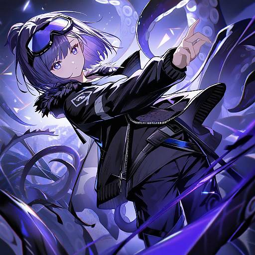 Illustration of Andreana (arknights), arknights in the style of Gotou hisashi