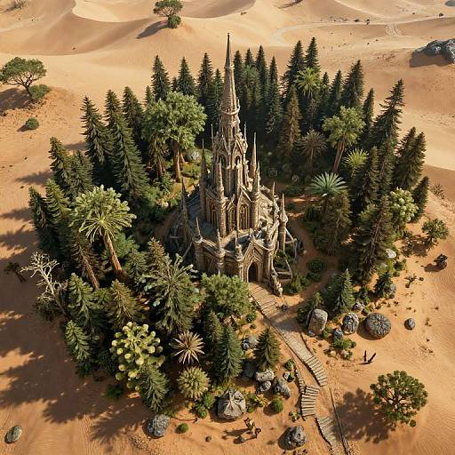 Hyper-Real Elven Desert Kingdom