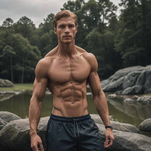 Ultra-Realistic Male Model Photography