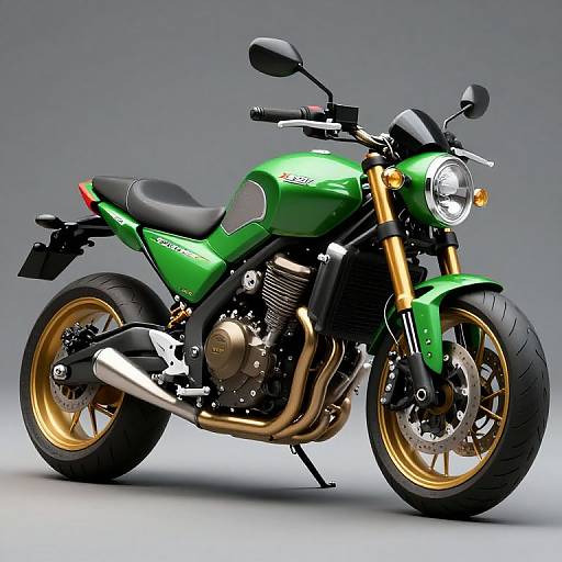 3D Rendered Buell X1 Lightning Motorcycle
