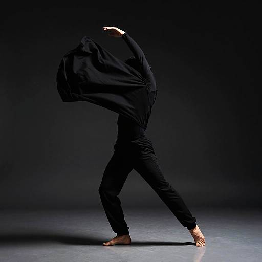 Dynamic Contemporary Dance Action Shot