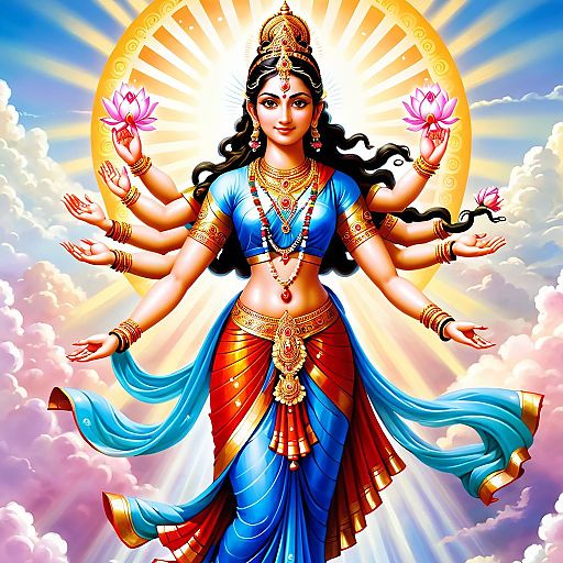 Majestic Parvati: Goddess of Love and Strength
