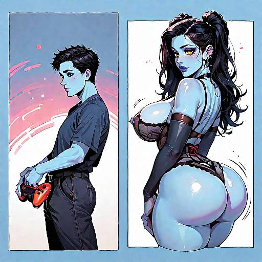 Gaming Transformation: Succubus Aesthetic