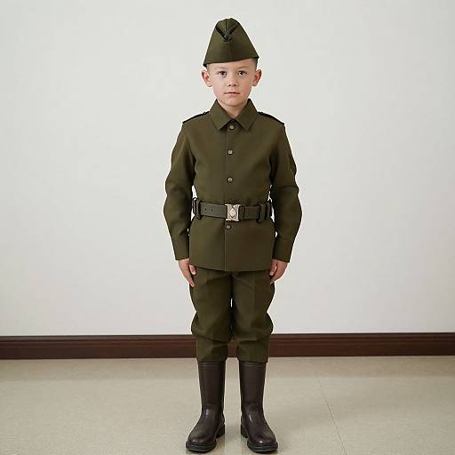 Male Soldier in Military Uniform