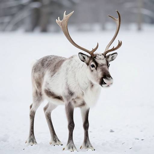 Photorealistic Reindeer-Hog Hybrid