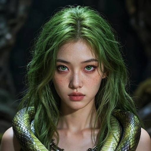 Realistic Naga Woman Portrait